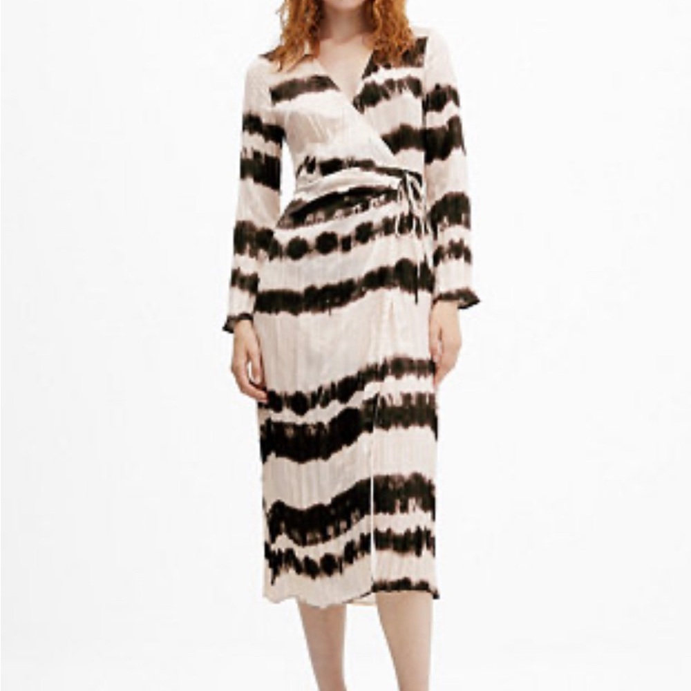 Mango tie dye dress nwt
